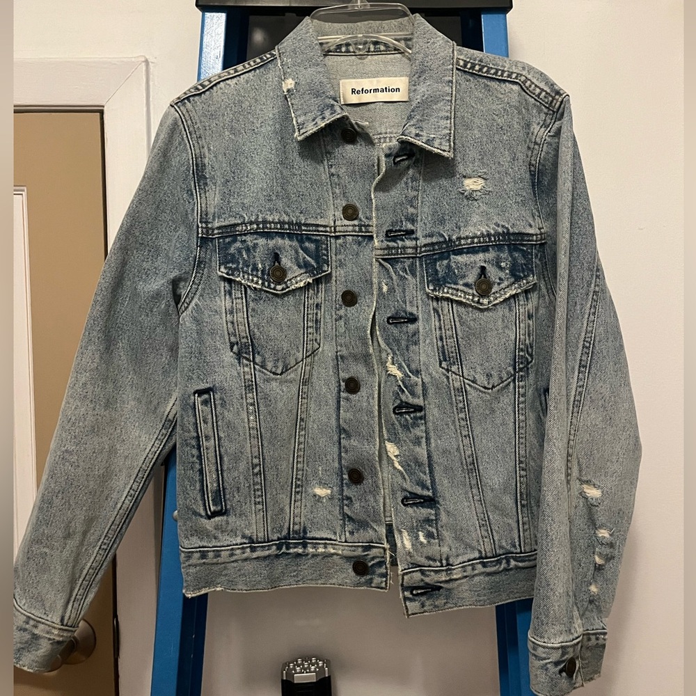 Reformation denim jacket